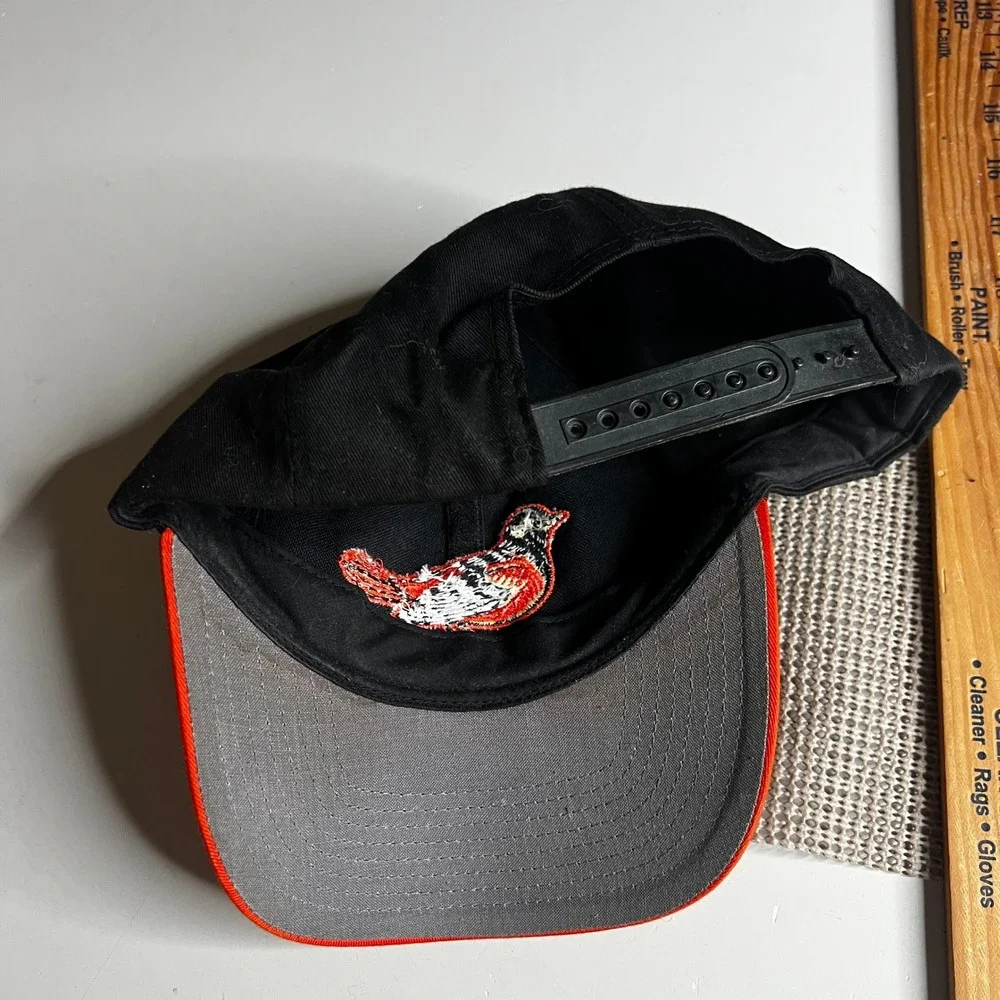 Twins Enterprise Baltimore Orioles Snapback Hat Black Red MLB Baseball Cap OSFM